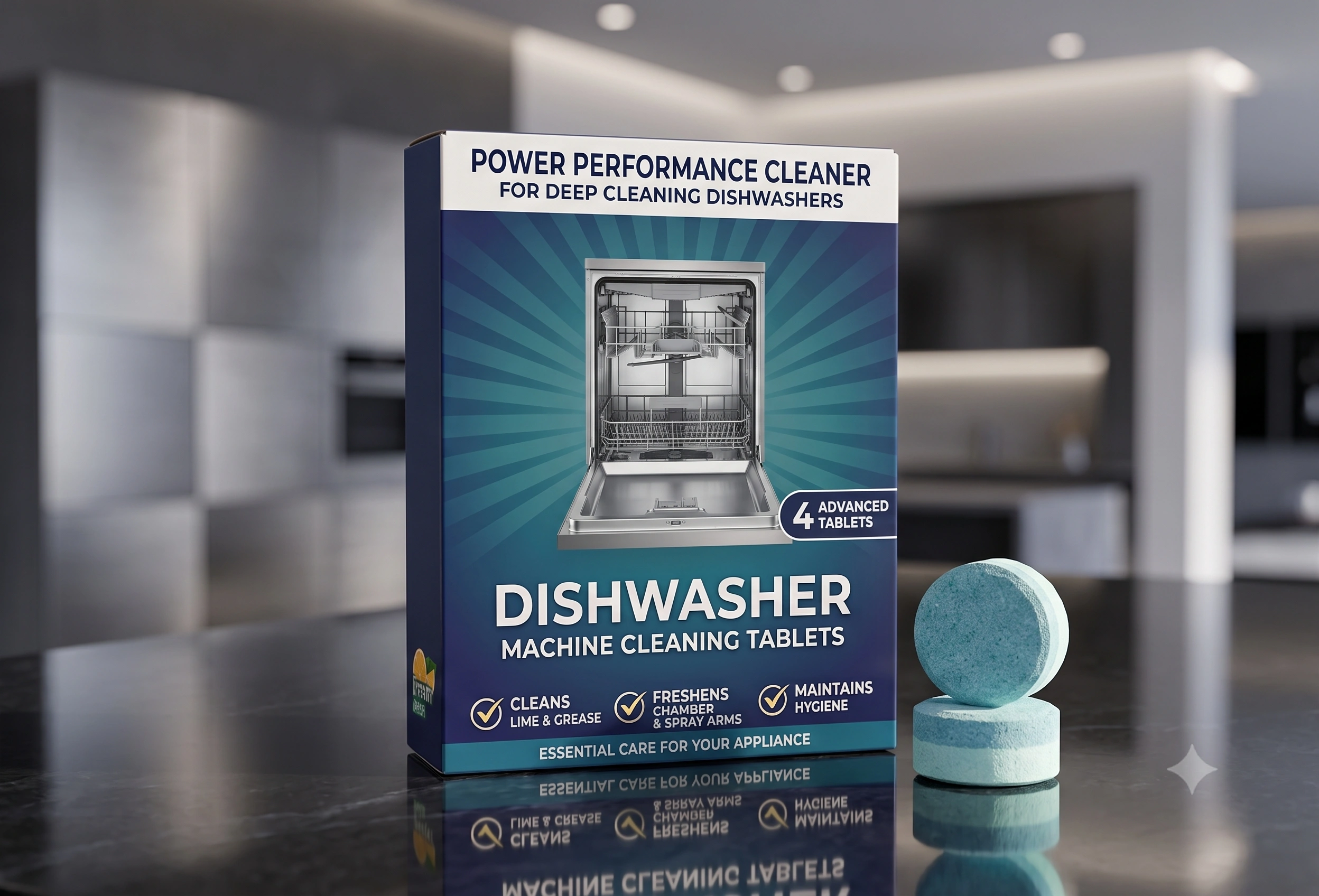 Dishwasher Machine Cleaning Tablets - 20 gms Each