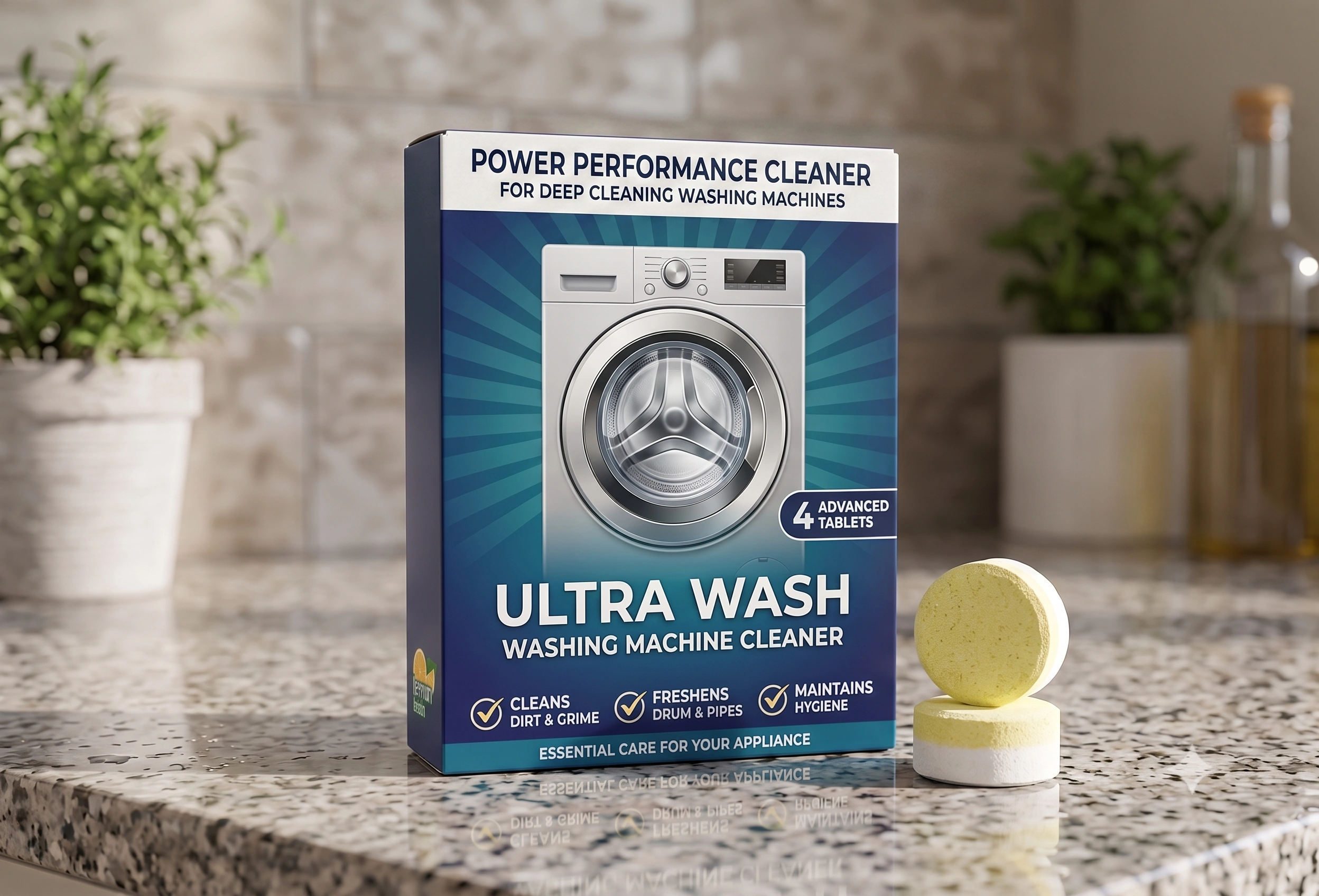 Washing Machine Cleaning Tablets - 30 gms Each