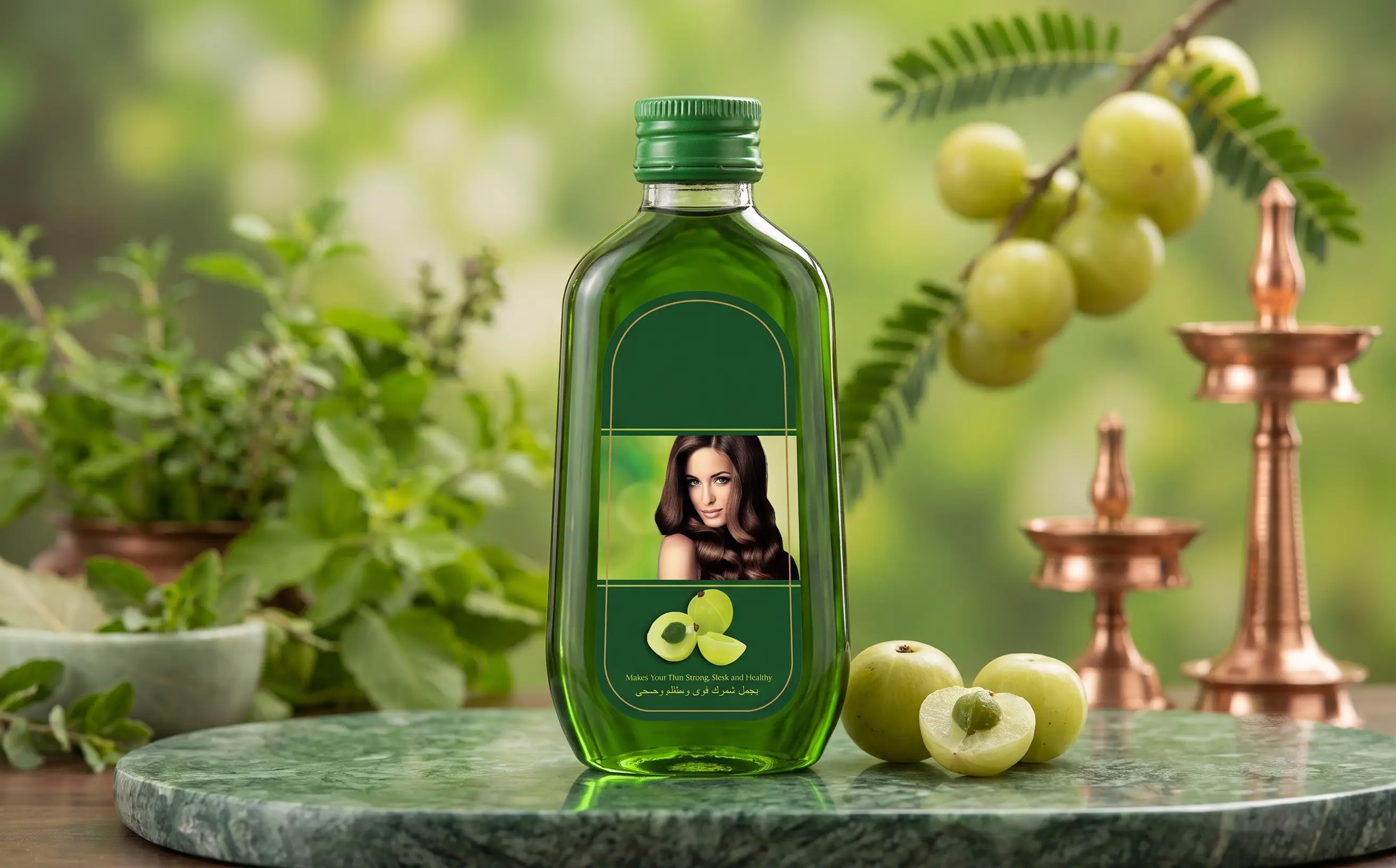 Hair Oil - Glass Bottle