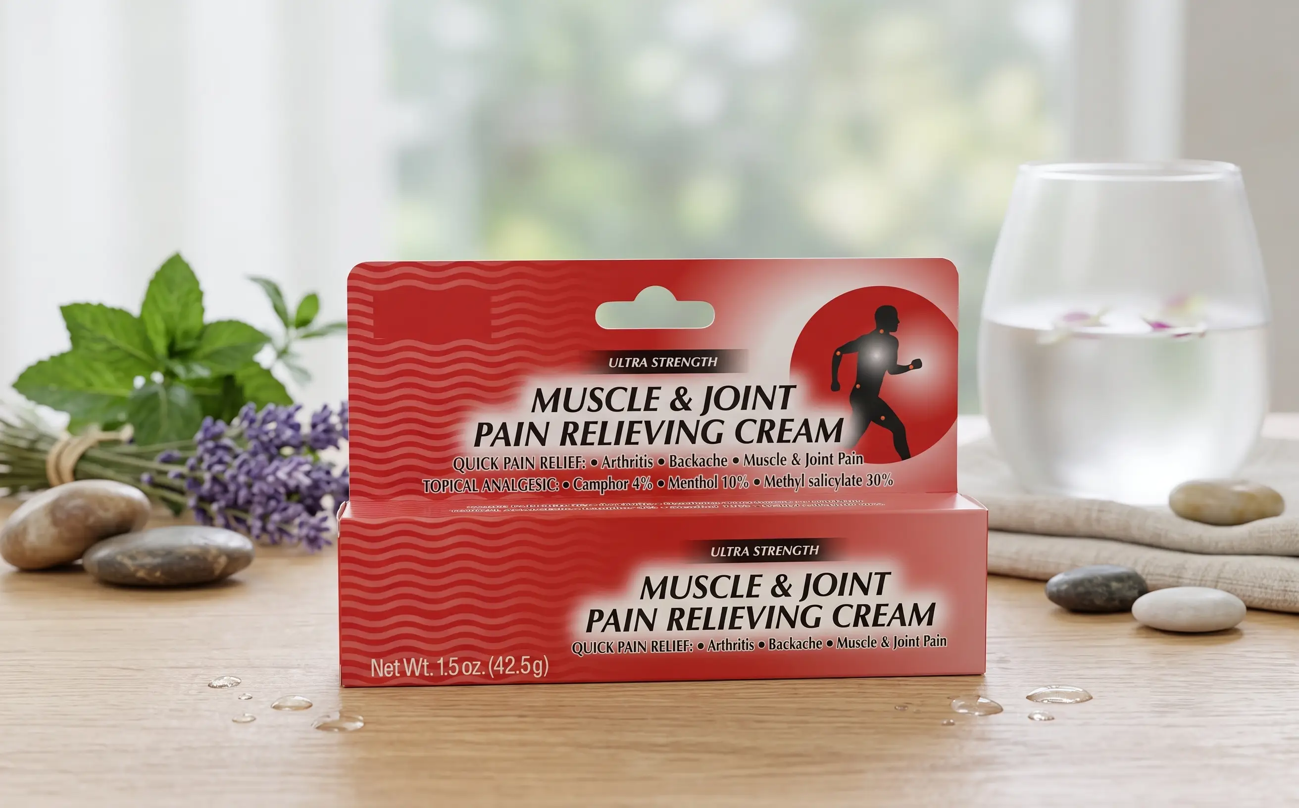 Muscle and Joint Pain Relieving Cream - Ultra Strength